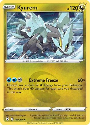 [PKM] Kyurem (116/203) [Sword & Shield: Evolving Skies]