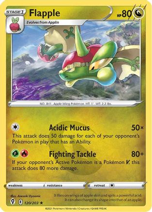 [PKM] Flapple (120/203) [Sword & Shield: Evolving Skies]