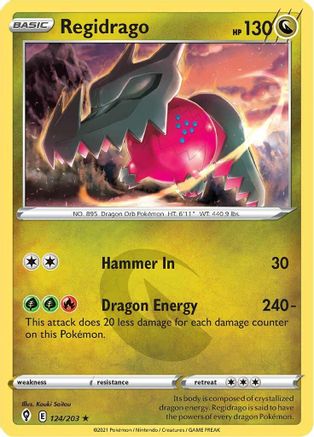 [PKM] Regidrago (124/203) [Sword & Shield: Evolving Skies]