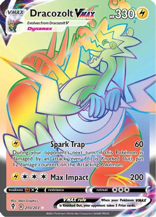 [PKM-R] Dracozolt VMAX (210/203) [Sword & Shield: Evolving Skies]