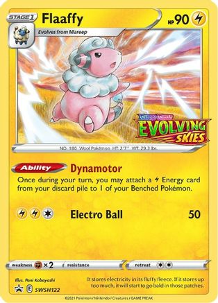 [PKM] Flaaffy (SWSH122) (Prerelease Promo) [Sword & Shield: Black Star Promos]