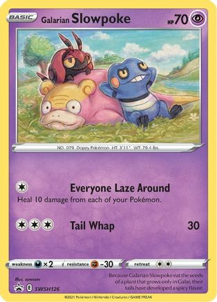 [PKM-R] Galarian Slowpoke (SWSH126) [Sword & Shield: Black Star Promos]