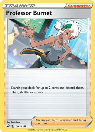 [PKM] Professor Burnet (SWSH167) [Sword & Shield: Black Star Promos]