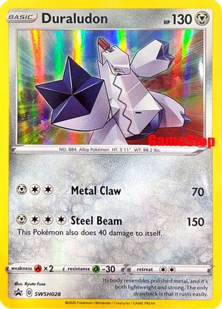 [PKM] Duraludon (SWSH028) (Gamestop Exclusive) [Sword & Shield: Black Star Promos]