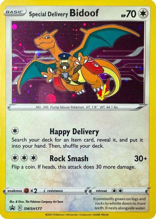 [PKM-R] Special Delivery Bidoof (SWSH177) [Sword & Shield: Black Star Promos]