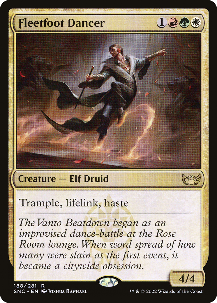 {R} Fleetfoot Dancer [Streets of New Capenna][SNC 188]