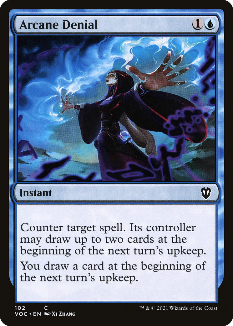 {C} Arcane Denial [Innistrad: Crimson Vow Commander][VOC 102]