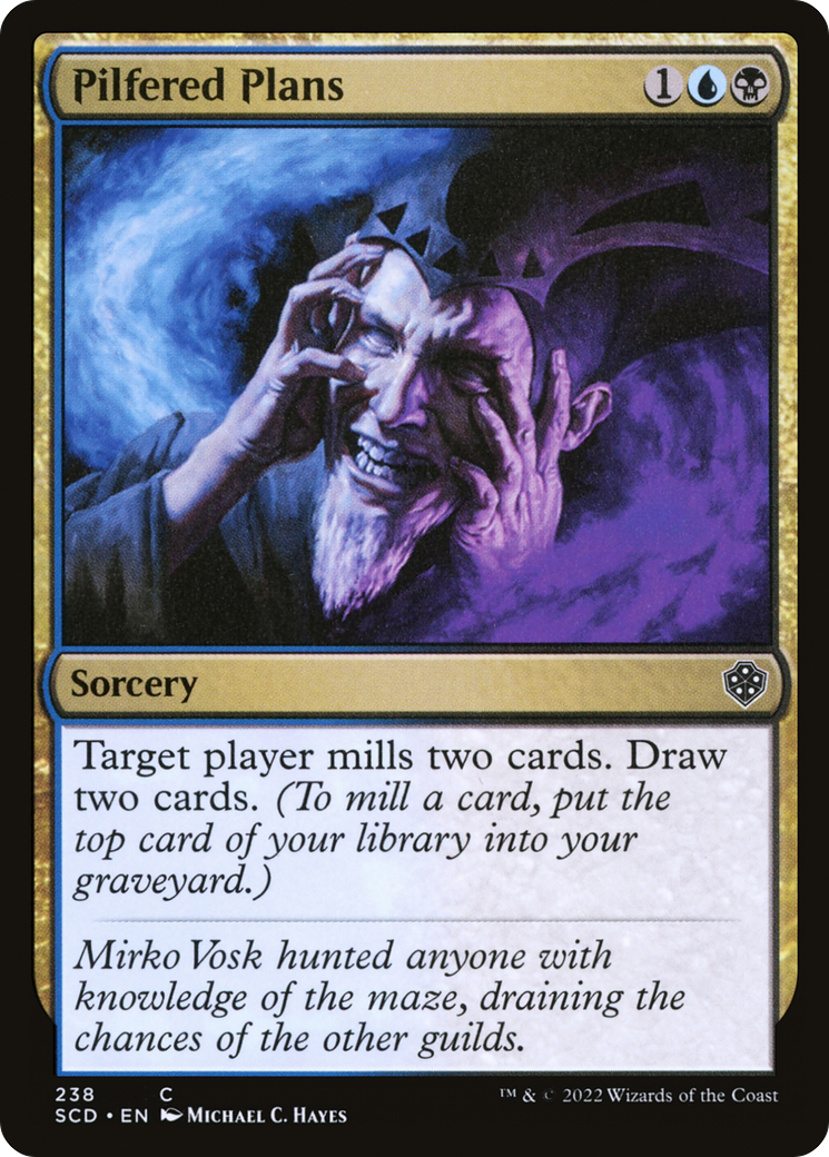 {C} Pilfered Plans [Starter Commander Decks][SCD 238]