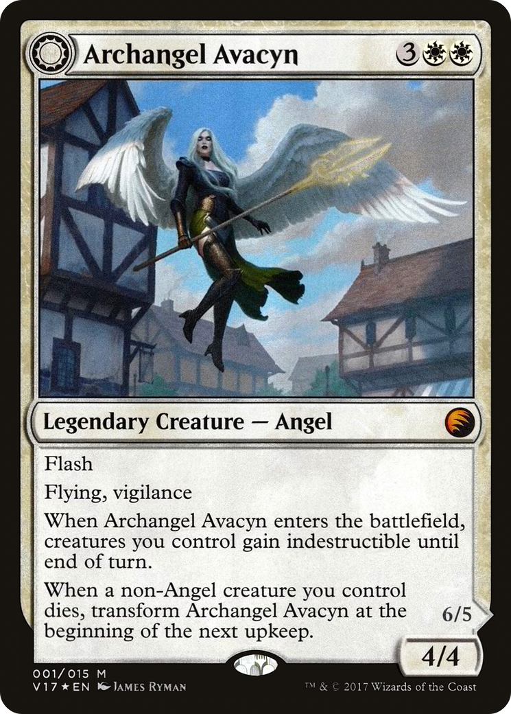 {R} Archangel Avacyn // Avacyn, the Purifier [From the Vault: Transform][V17 001] - Misty Mountain Games