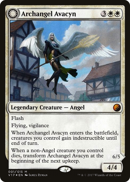 {R} Archangel Avacyn // Avacyn, the Purifier [From the Vault: Transform][V17 001] - Misty Mountain Games