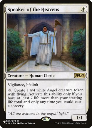 {@@LIST} Speaker of the Heavens [LIST 038/274]