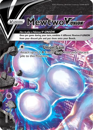 [PKM] Mewtwo V-Union (SWSH159) [Sword & Shield: Black Star Promos]
