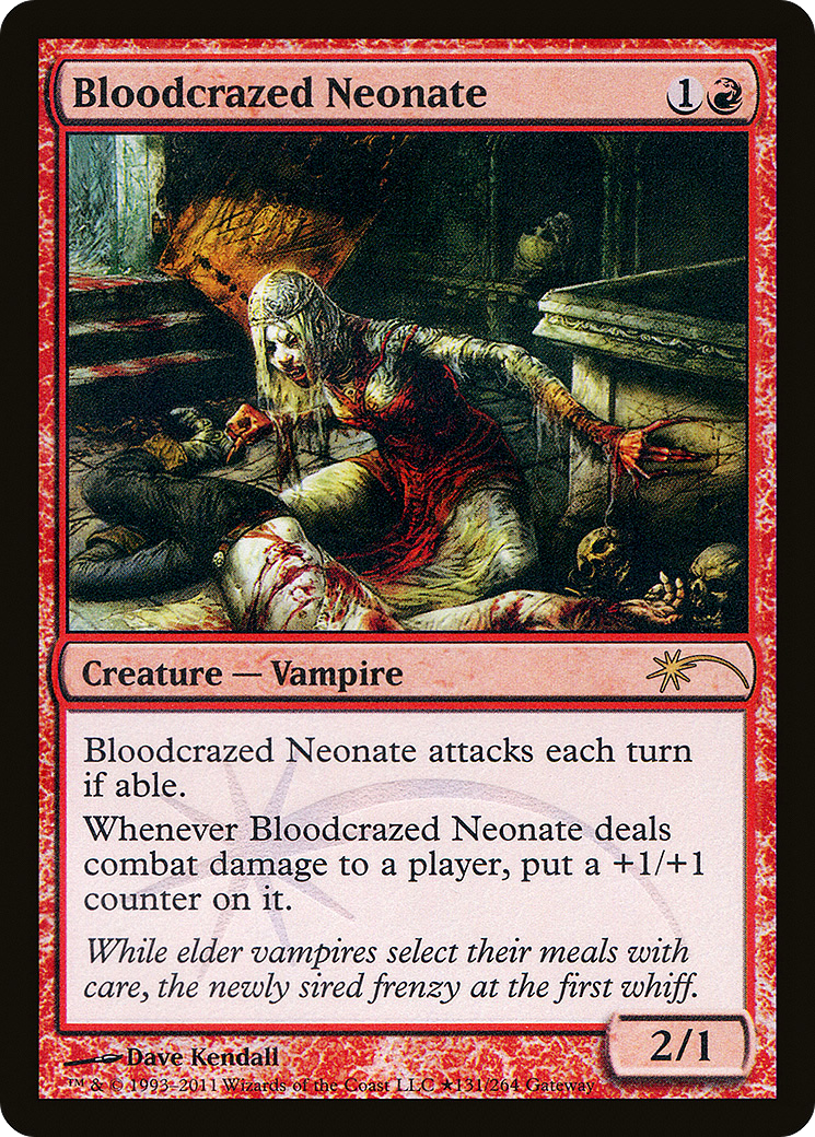 {R} Bloodcrazed Neonate [Wizards Play Network 2011][PA WP11 083] - Misty Mountain Games