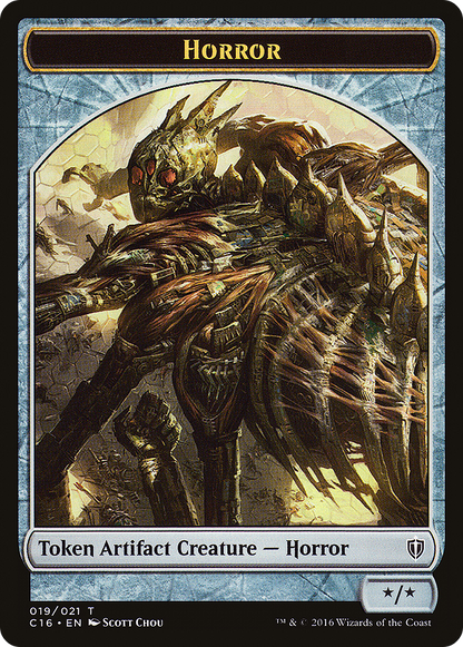 {T} Horror Token [Commander 2016 Tokens][TC16 019]