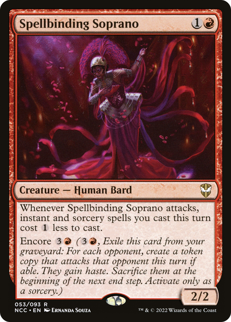 {R} Spellbinding Soprano [Streets of New Capenna Commander][NCC 053]