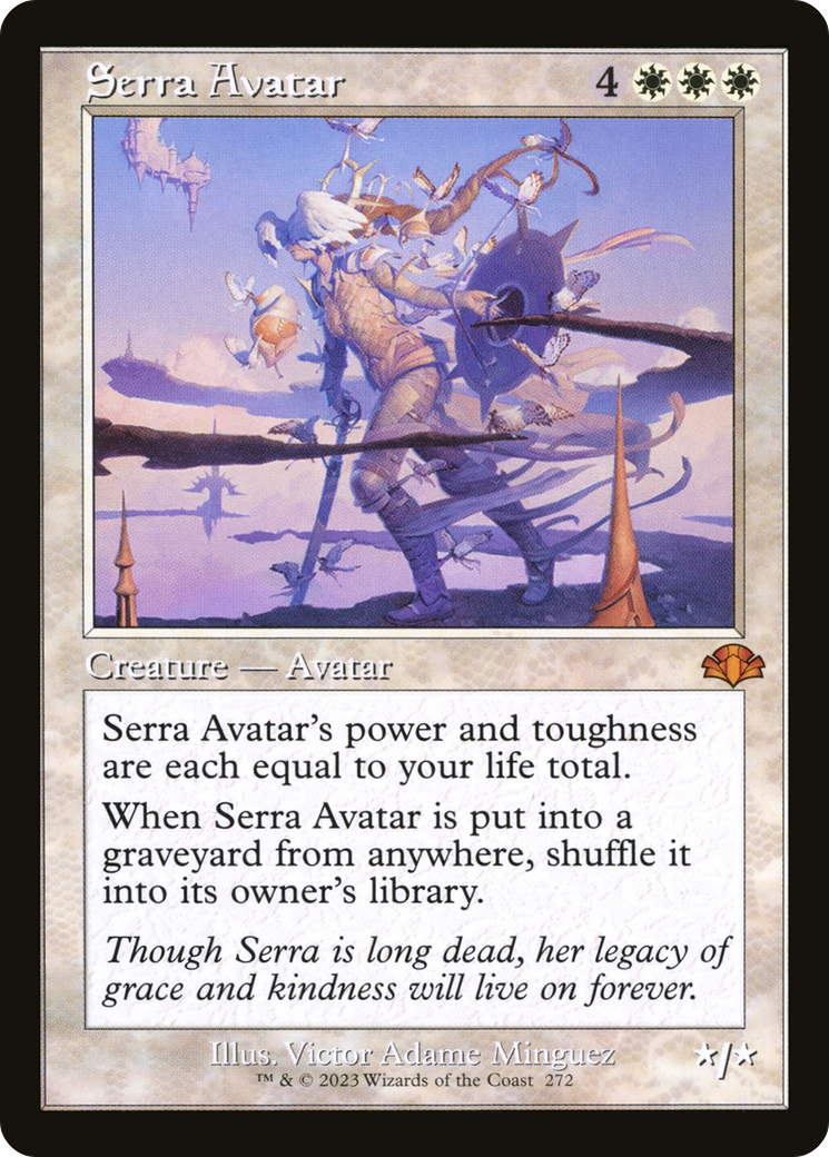 {R} Serra Avatar (Retro) [Dominaria Remastered][DMR 272]