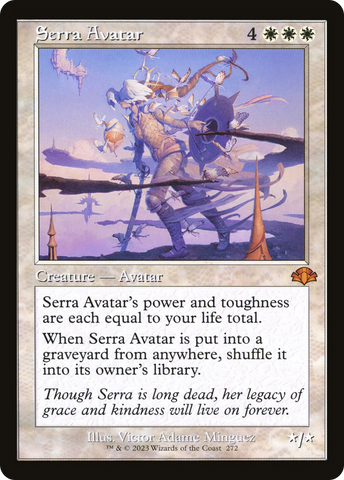 {R} Serra Avatar (Retro) [Dominaria Remastered][DMR 272]