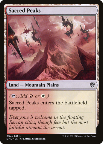 {C} Sacred Peaks [Dominaria United][DMU 254]