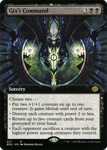 {R} Gix's Command (Extended Art) [The Brothers' War][BRO 327]