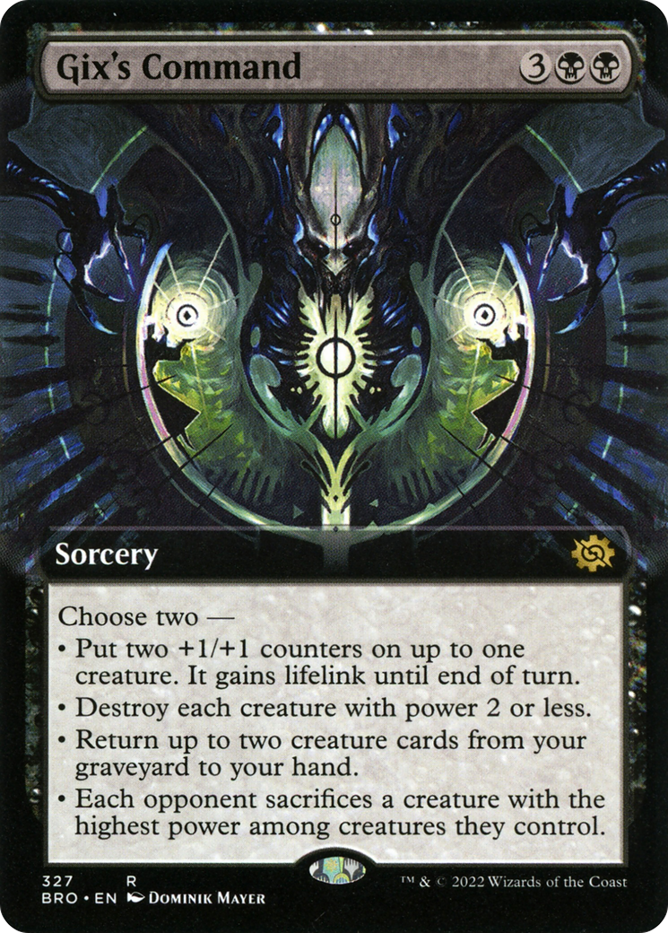 {R} Gix's Command (Extended Art) [The Brothers' War][BRO 327]