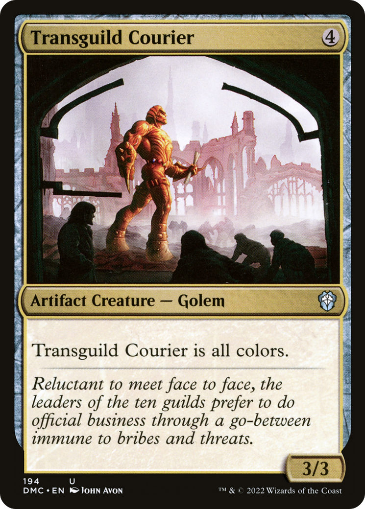 {C} Transguild Courier [Dominaria United Commander][DMC 194]