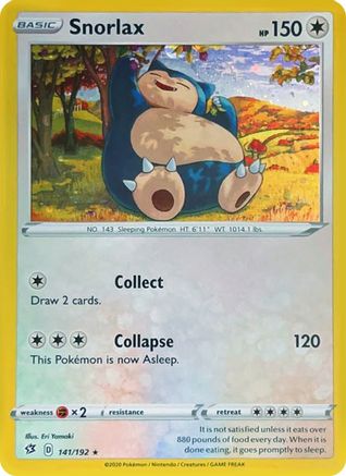 [PKM-R] Snorlax (141/192) (Cosmos Holo) [Sword & Shield: Rebel Clash]