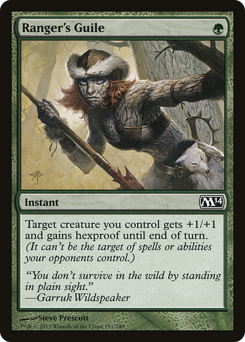 {C} Ranger's Guile [Magic 2014][M14 191]