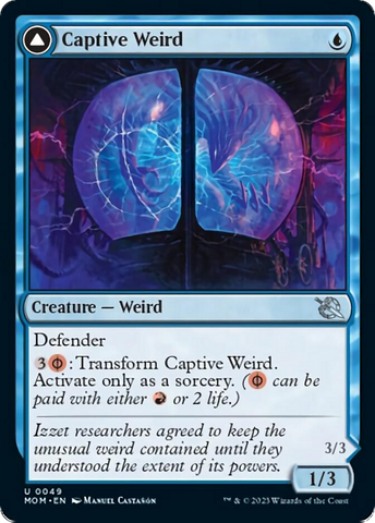 {C} Captive Weird // Compleated Conjurer [March of the Machine][MOM 049]