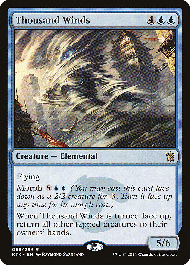 {R} Thousand Winds [Khans of Tarkir][KTK 058] - Misty Mountain Games