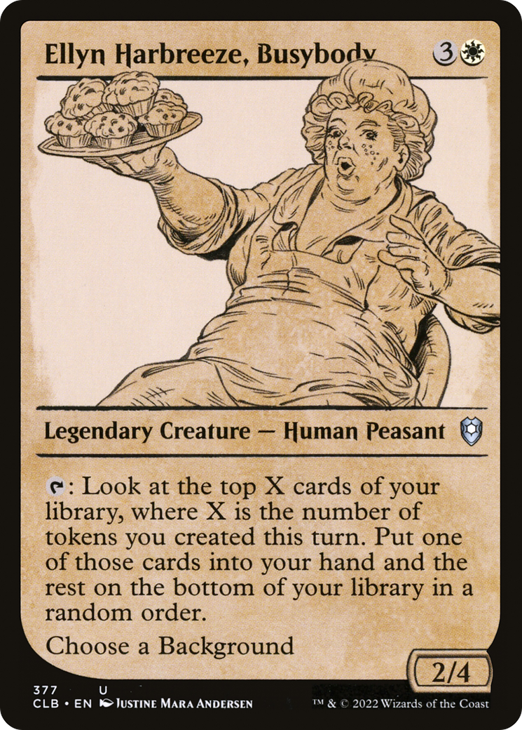 {C} Ellyn Harbreeze, Busybody (Showcase) [Commander Legends: Battle for Baldur's Gate][CLB 377]