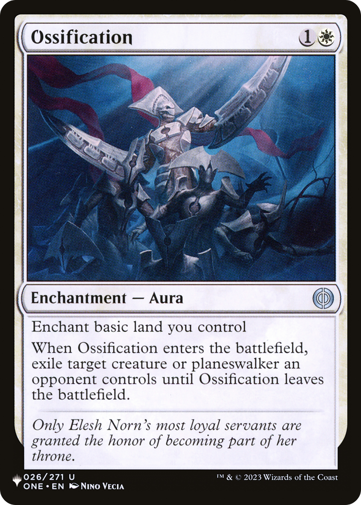 Ossification [LIST 026/271]