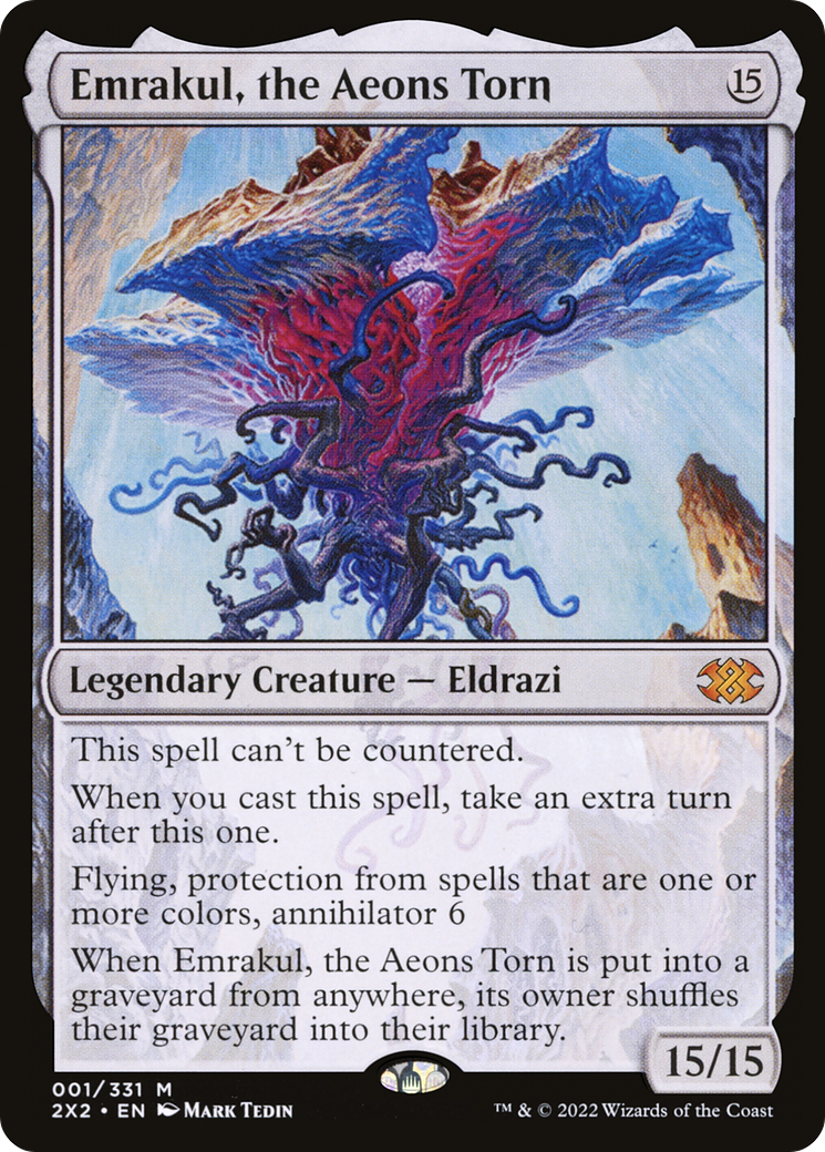 {R} Emrakul, the Aeons Torn [Double Masters 2022][2X2 001] - Misty Mountain Games