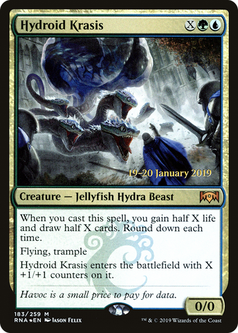 {R} Hydroid Krasis [Ravnica Allegiance Prerelease Promos][PR RNA 183]
