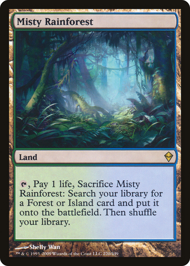 {R} Misty Rainforest [Zendikar][ZEN 220] - Misty Mountain Games