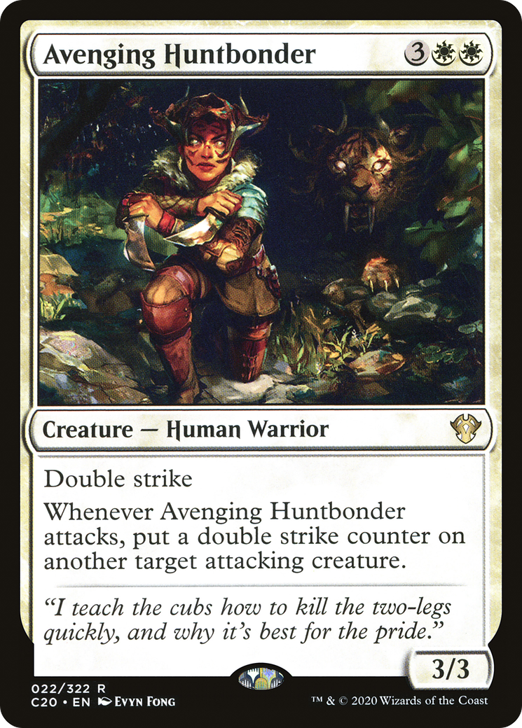 {R} Avenging Huntbonder [Commander 2020][C20 022]