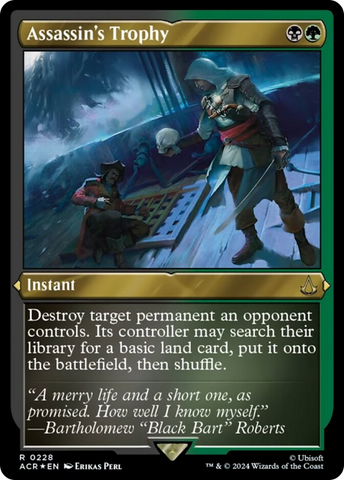 {R} Assassin's Trophy (Foil Etched) [Assassin's Creed][ACR 228]