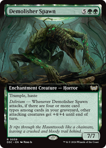 {R} Demolisher Spawn (Extended Art) [Duskmourn: House of Horror Commander][DSC 059]