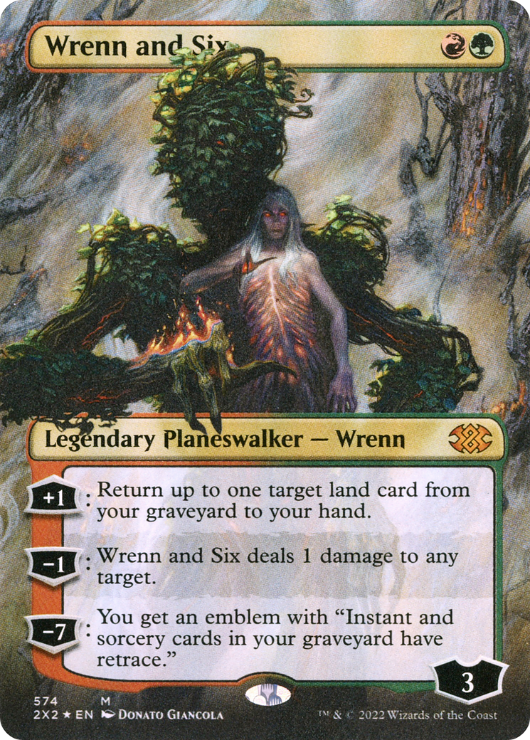 {R} Wrenn and Six (Textured Foil) [Double Masters 2022][2X2 574]