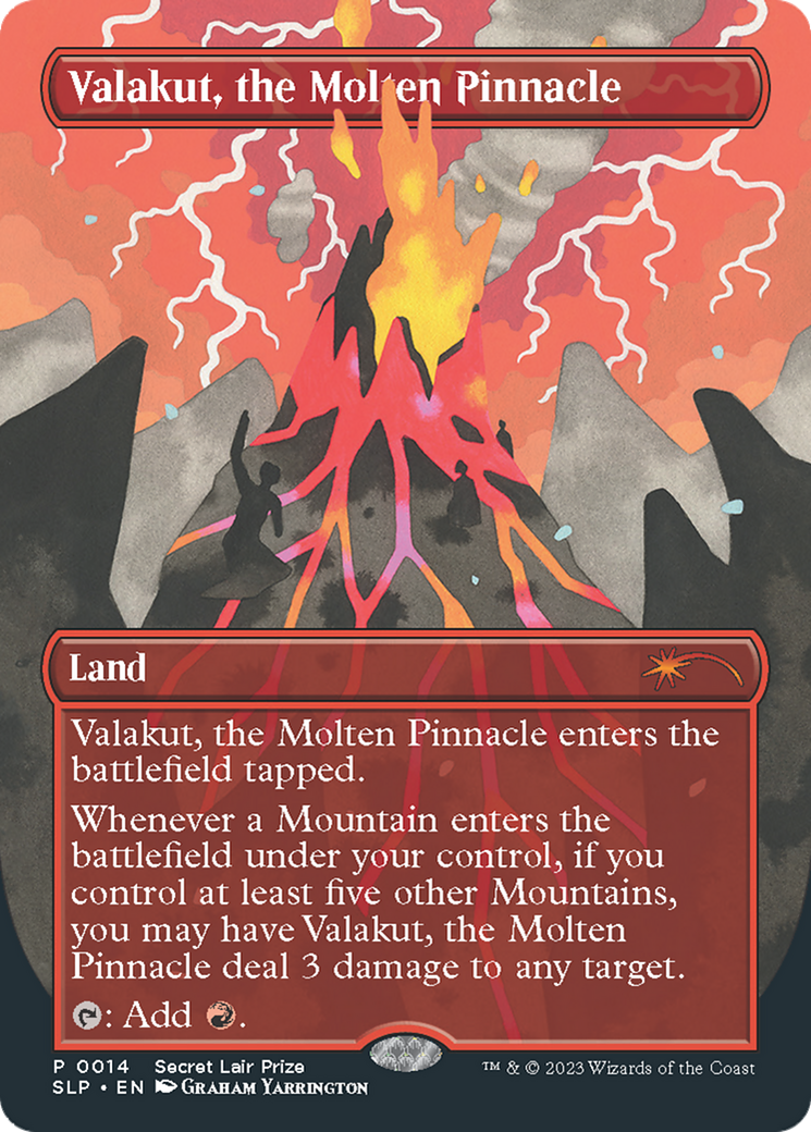 {R} Valakut, the Molten Pinnacle [Secret Lair Showdown][SLP 014]