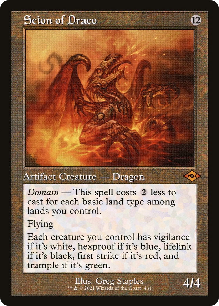 {R} Scion of Draco (Retro) [Modern Horizons 2][MH2 431]