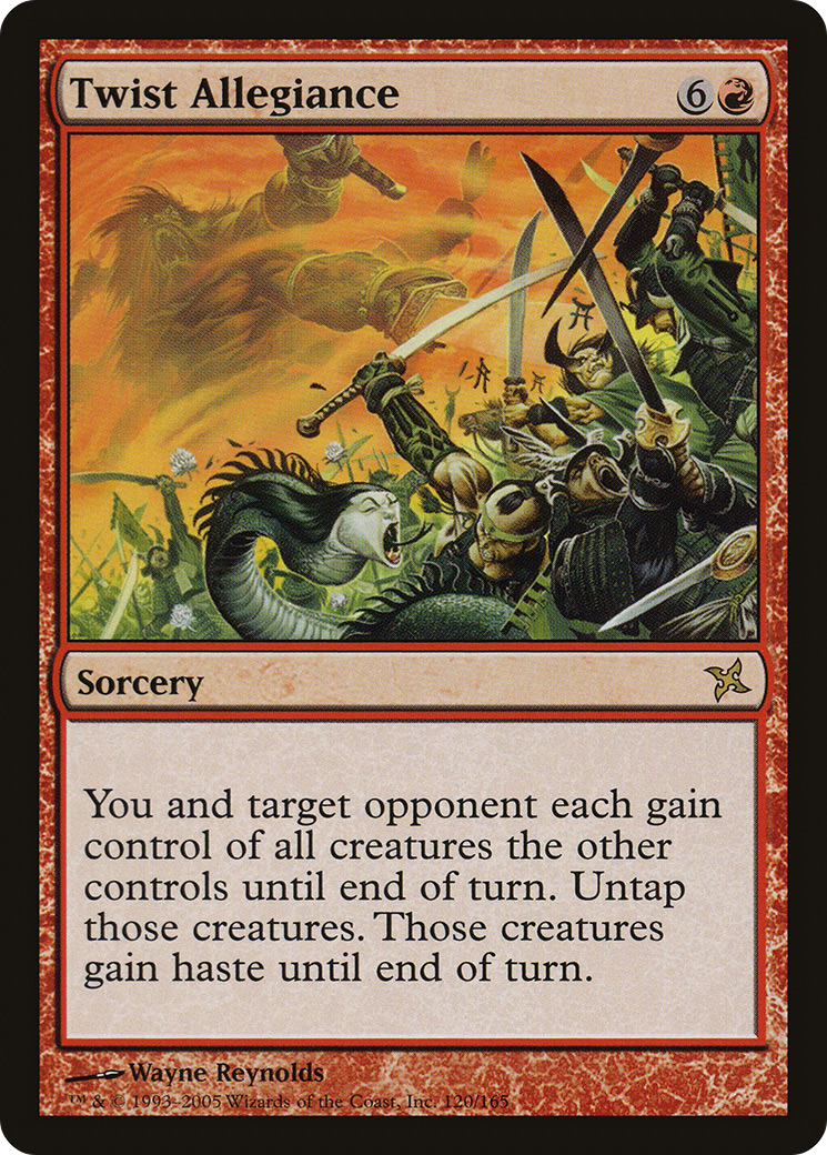 {R} Twist Allegiance [Betrayers of Kamigawa][BOK 120] - Misty Mountain Games