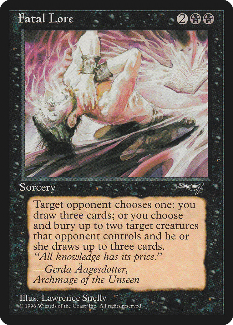 {R} Fatal Lore [Alliances][ALL 048] - Misty Mountain Games