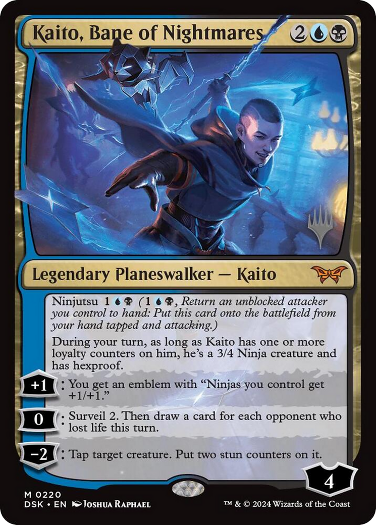 {@C} Kaito, Bane of Nightmares [Duskmourn: House of Horror Promos][PP DSK 220]