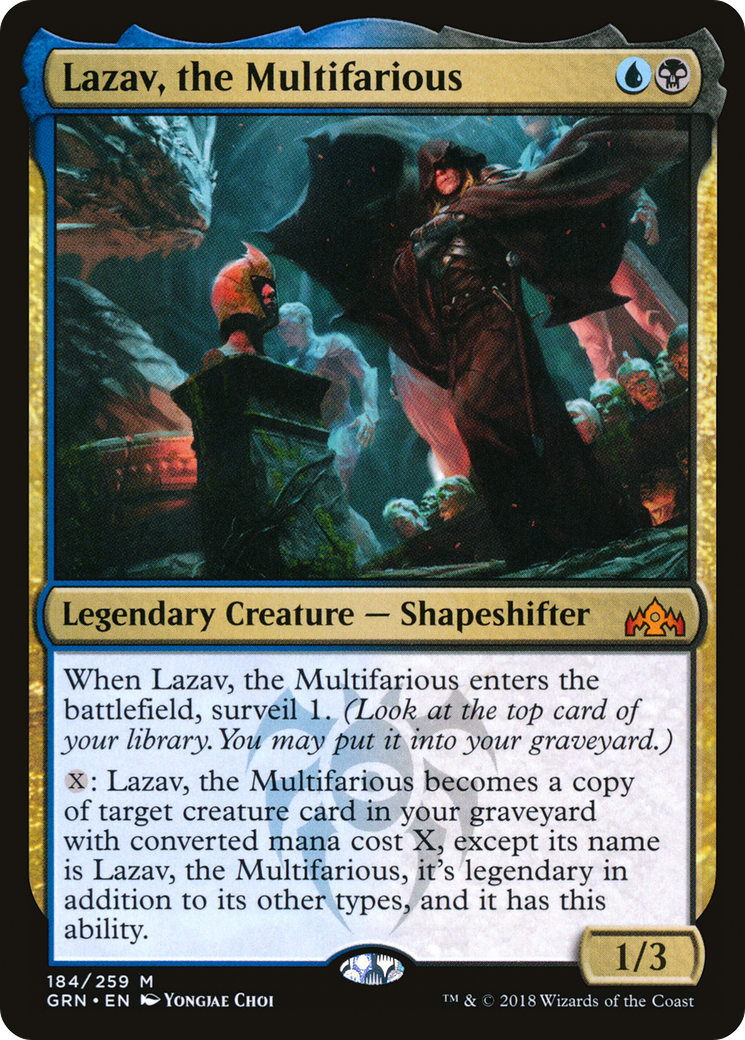 {R} Lazav, the Multifarious [Guilds of Ravnica][GRN 184]