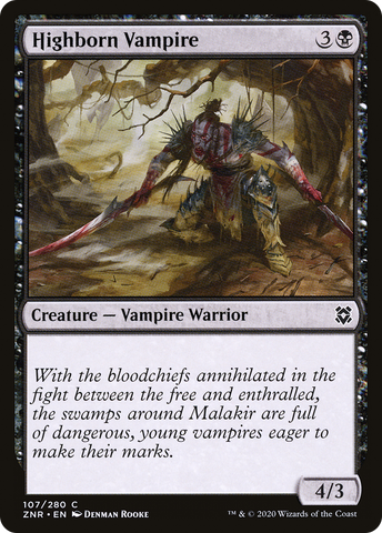 {C} Highborn Vampire [Zendikar Rising][ZNR 107]