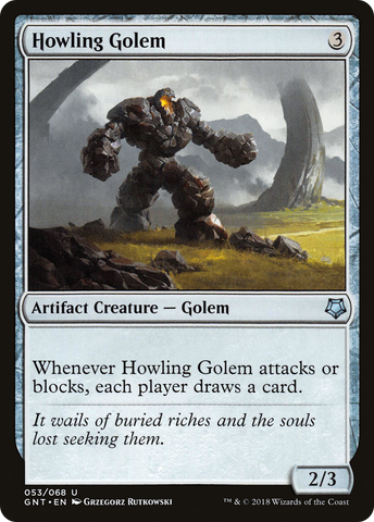 {C} Howling Golem [Game Night 2018][GNT 053]
