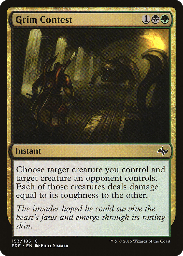 {C} Grim Contest [Fate Reforged][FRF 153]
