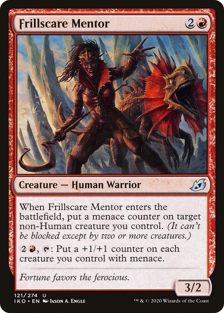 {C} Frillscare Mentor [Ikoria: Lair of Behemoths][IKO 121]