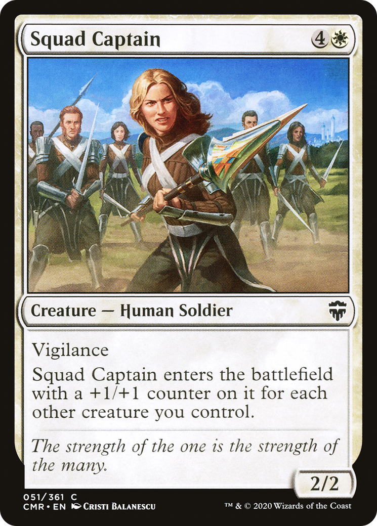 {C} Squad Captain [Commander Legends][CMR 051]