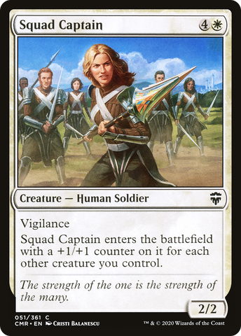 {C} Squad Captain [Commander Legends][CMR 051]